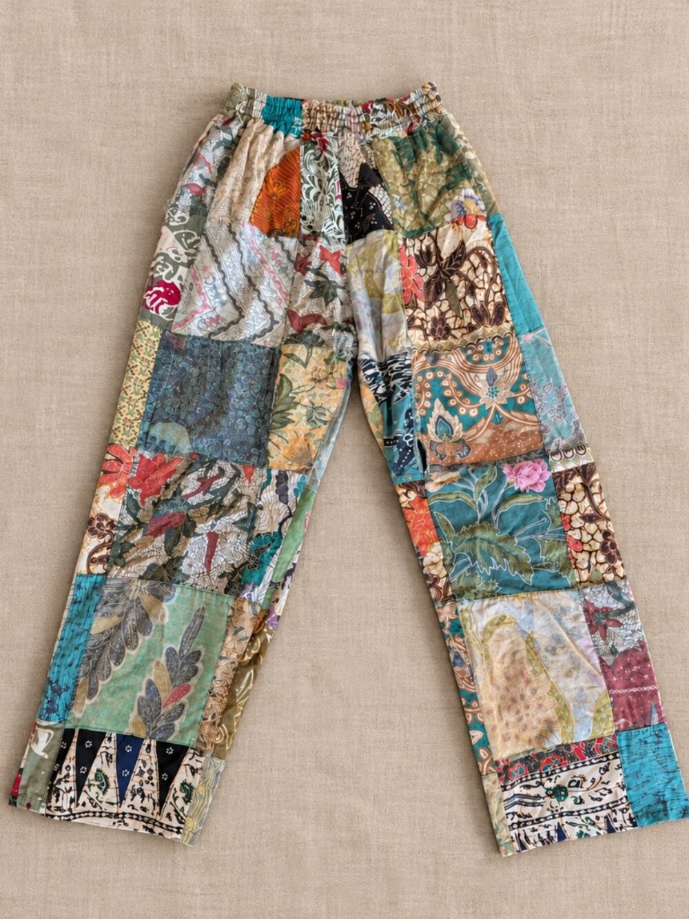 Patchwork Batik Boho Pants